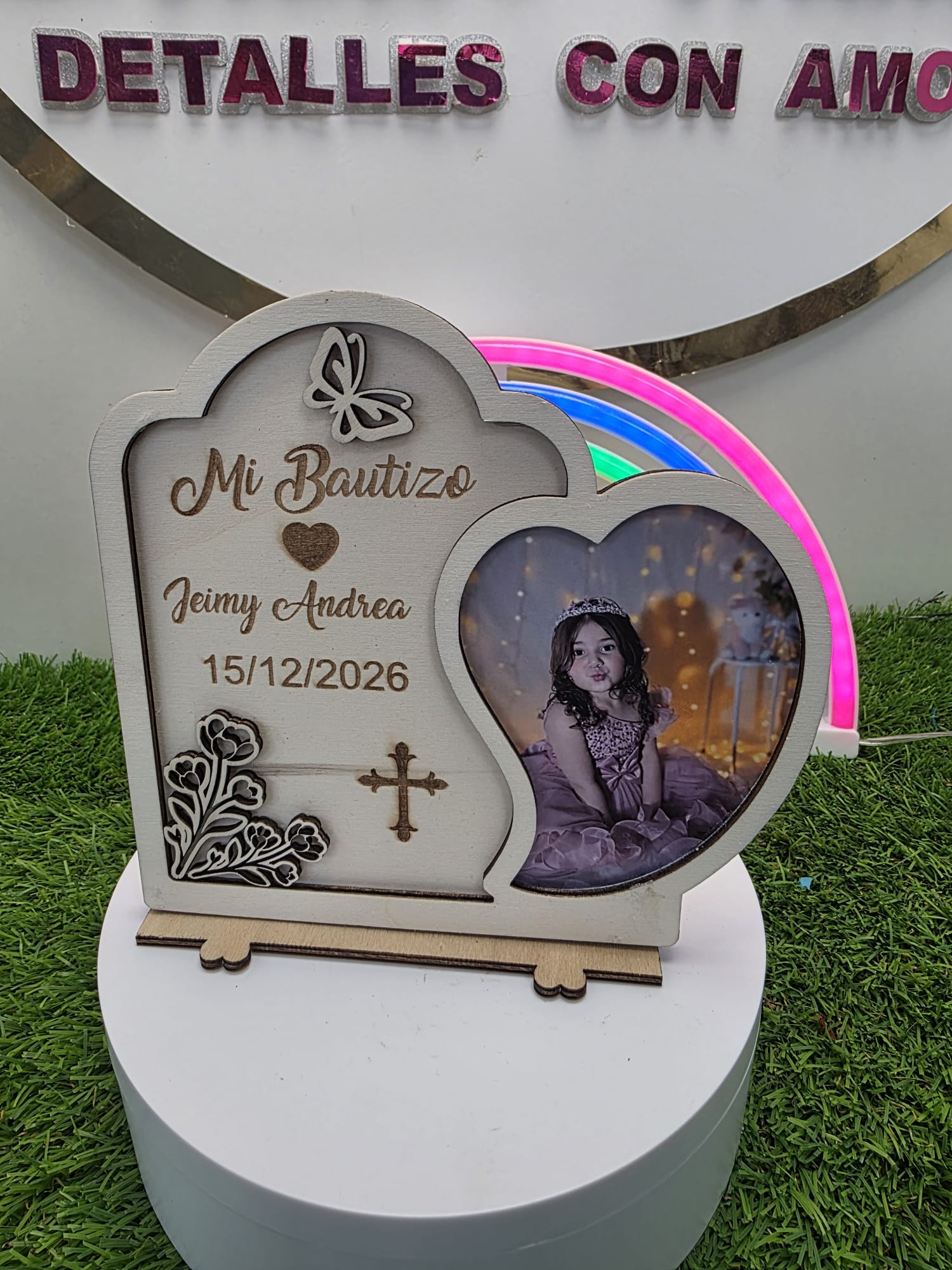 Baptism frame